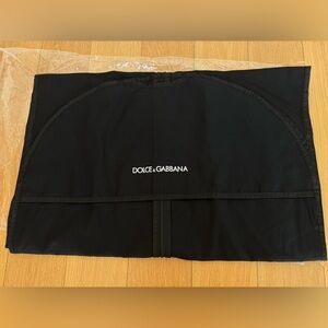 New Dolce & Gabbana long black garment clothing bag